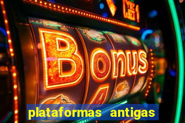 plataformas antigas de jogos